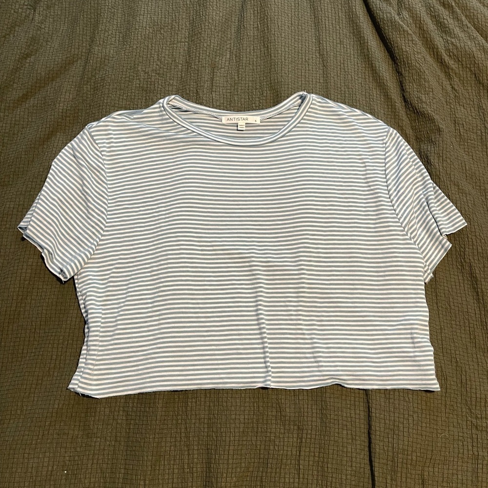 Antistar blue and white striped Women's Top